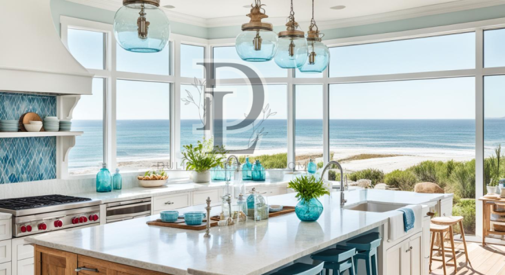 Coastal kitchen decor